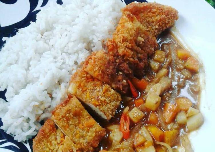 Resep: LezatEgg katsu curry