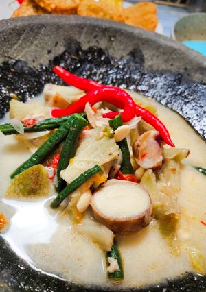 Foto resep Lodeh kluwih kacang panjang