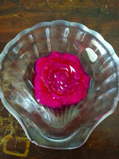 Foto resep Puding buah naga