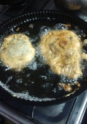 Una foto de Milanesa marinera