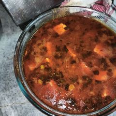 A picture of NO ONION NO GARLIC Matar Paneer Masala.