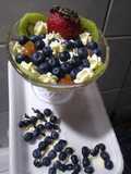 Postre con 'Mucha Fruta'