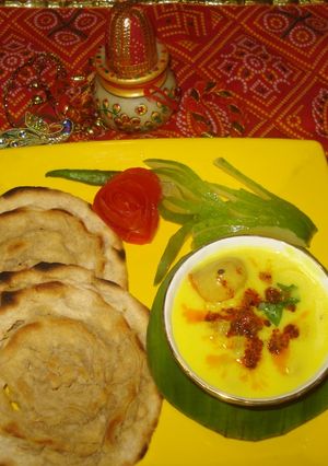 A picture of Khoba roti.