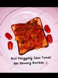 Roti Panggang Saos Tomat Bawang Bombay 🧅