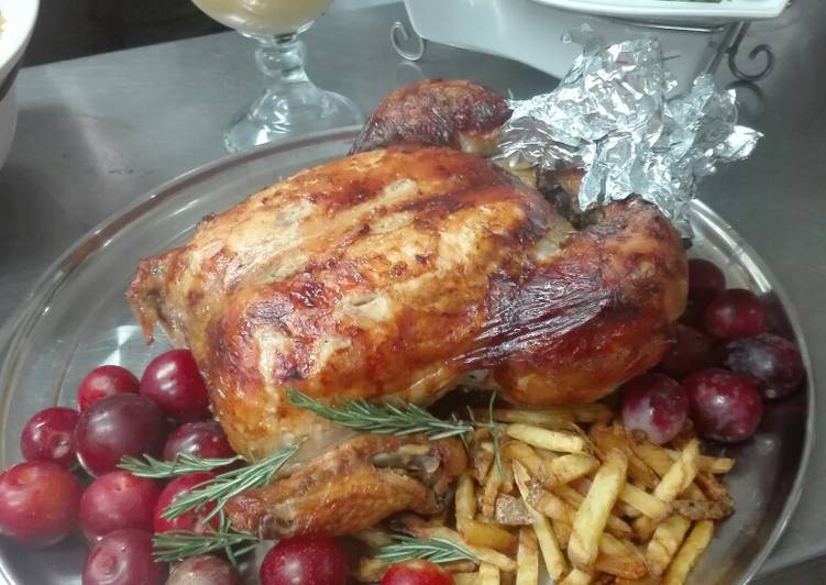 Pavo Horneado a los 8 Licores: Receta Navideña!🎄🎅