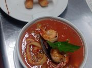 Una foto de filete de calamar