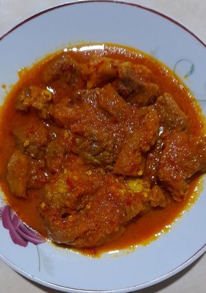Foto resep Daging asam pedas (asam keu'eung) aceh