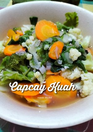 Foto resep Capcay Kuah ala Didi