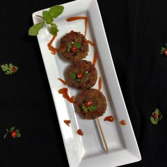 A picture of Chickpeas MIllets Tikki.