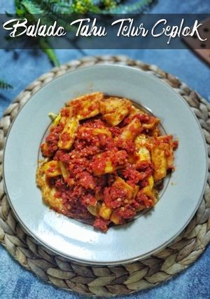 Foto resep Balado Tahu Telur Ceplok