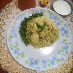 A picture of Aloo pulao.