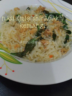 Foto resep Nasi (mie shirataki) goreng - kemangi