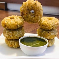 Medu Vada Style Sabudana Vada A picture of Medu Vada Style Sabudana Vada.