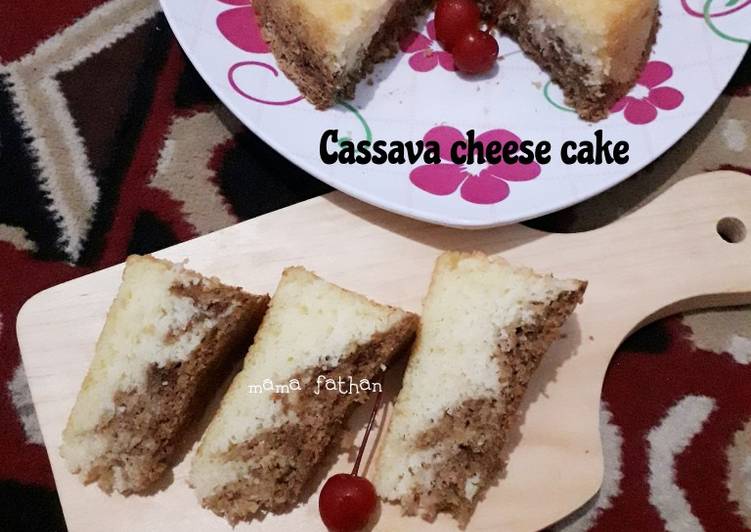 Cassava cheese cake