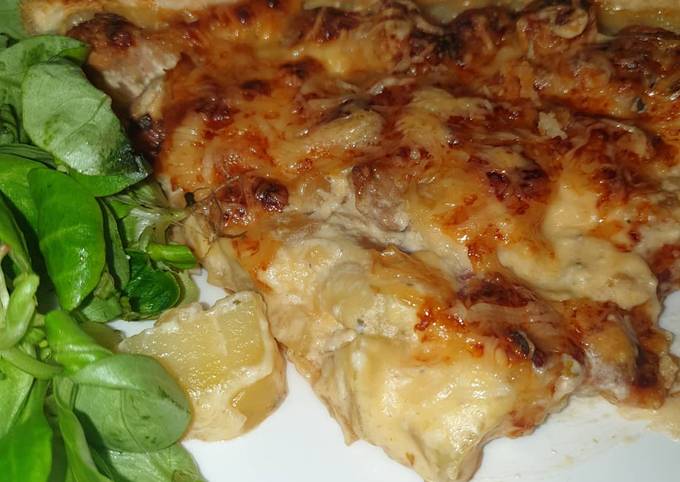 Le moyen le plus simple de Faire Parfait Quiche pommes de terre poulet
bacon