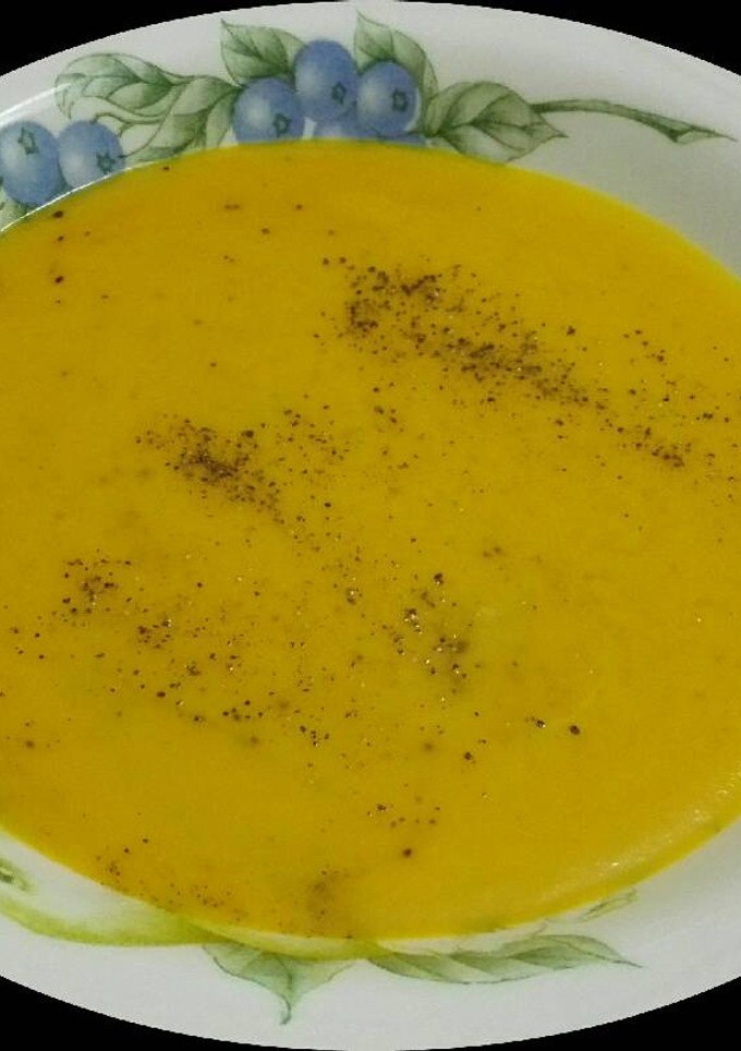 Una foto de Crema de calabaza