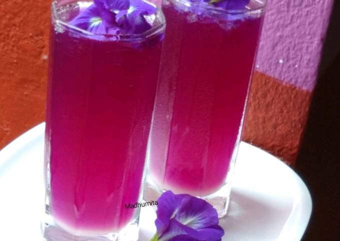 Magical Butterfly Blue pea Lemonade