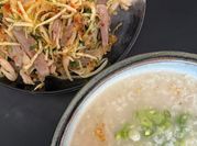 A picture of asian salad salad dressing