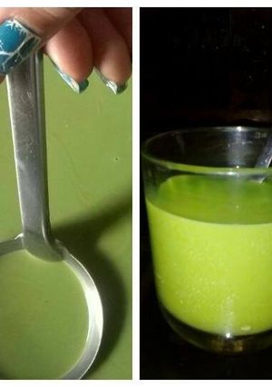 Hình của món Mát lạnh trà sữa Thái xanh ~.~.