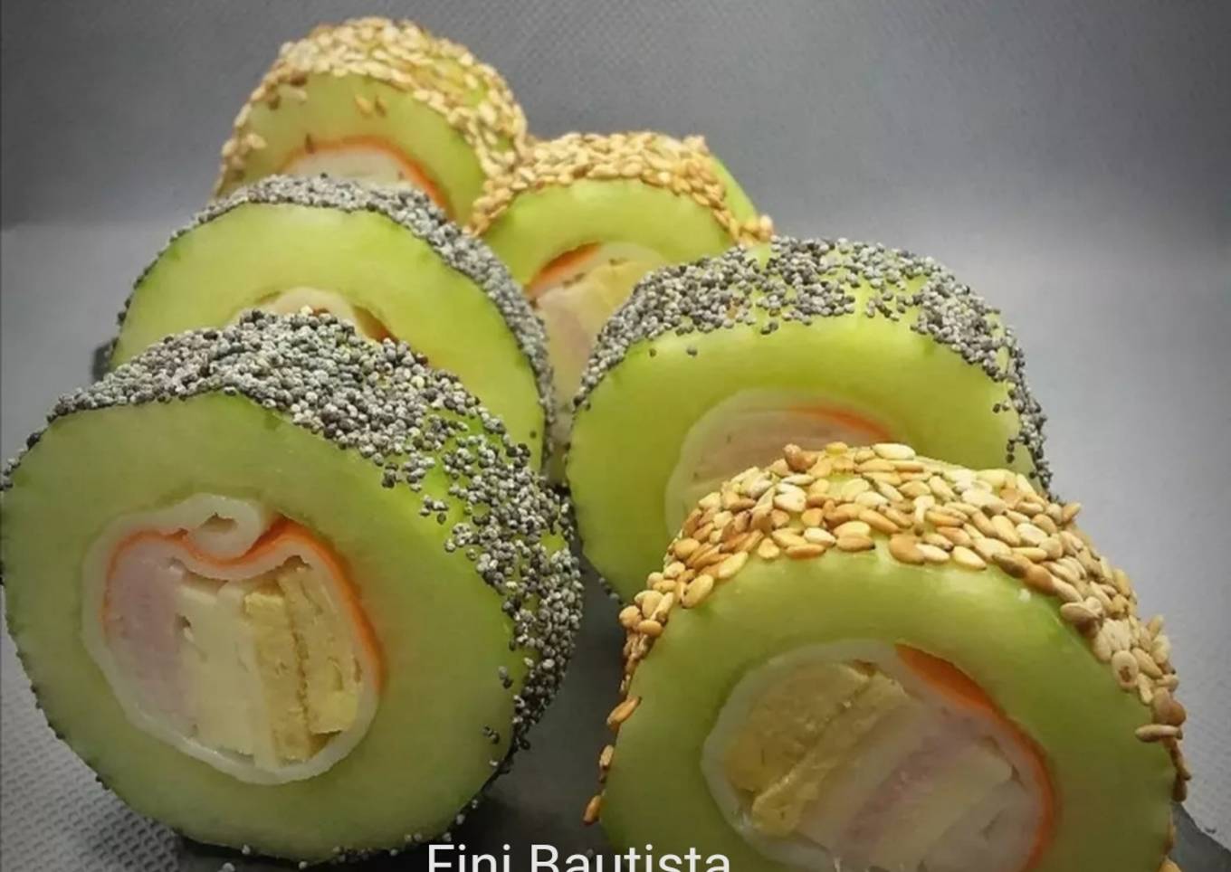 Sushi de pepino