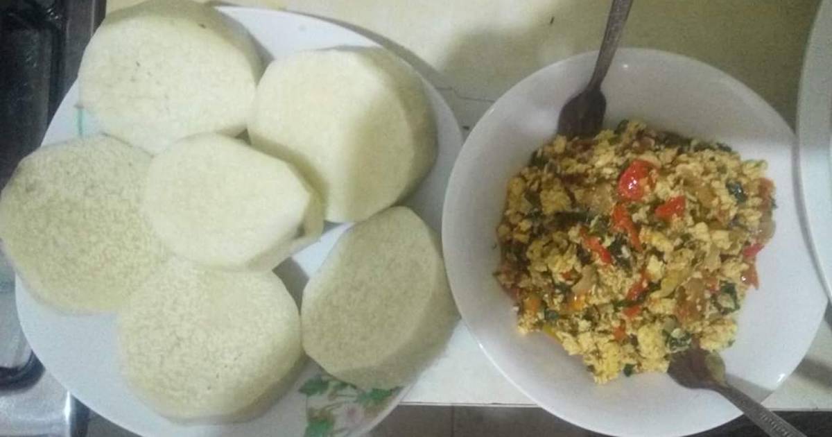Boiling yam and egg sauce Recipe by NI'EEMA'S KITCHEN Cookpad