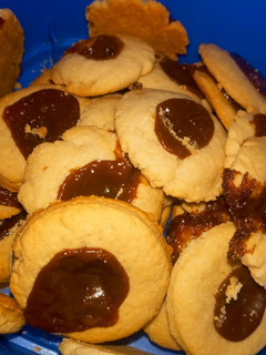 Una foto de Pepas de dulce de leche