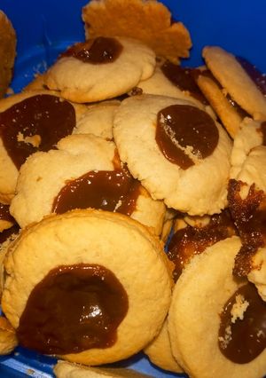 Una foto de Pepas de dulce de leche