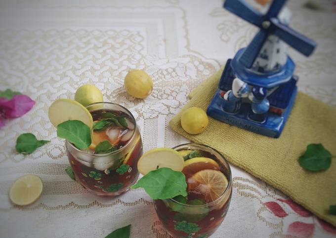 Refreshing Lemon Mint Iced Tea