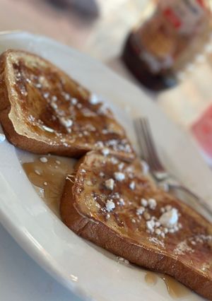 A picture of Nick's French Toast.