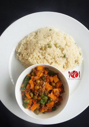 A picture of Couscous And Vegetables Sauce.