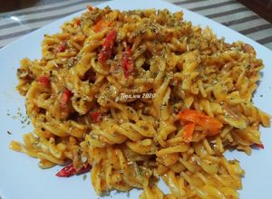 Foto resep Spicy Sardine Fusilli / Fusilli sarden pedes