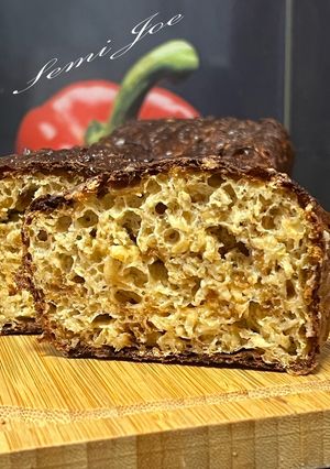 Zdjęcie przepisu Chleb owsiany - cebularz.