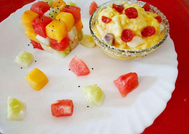 Fruit custard