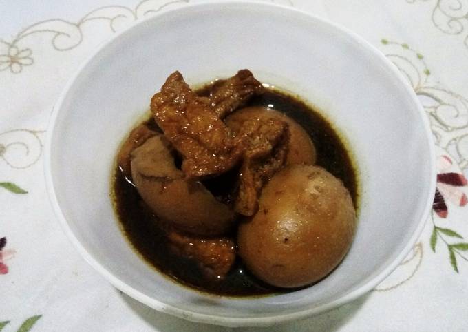 Semur Tahu Telur