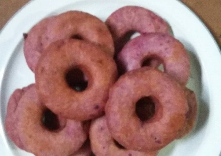 Donat ubi ungu menul"