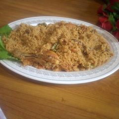 Chicken yakhni pulao A picture of Chicken yakhni pulao.