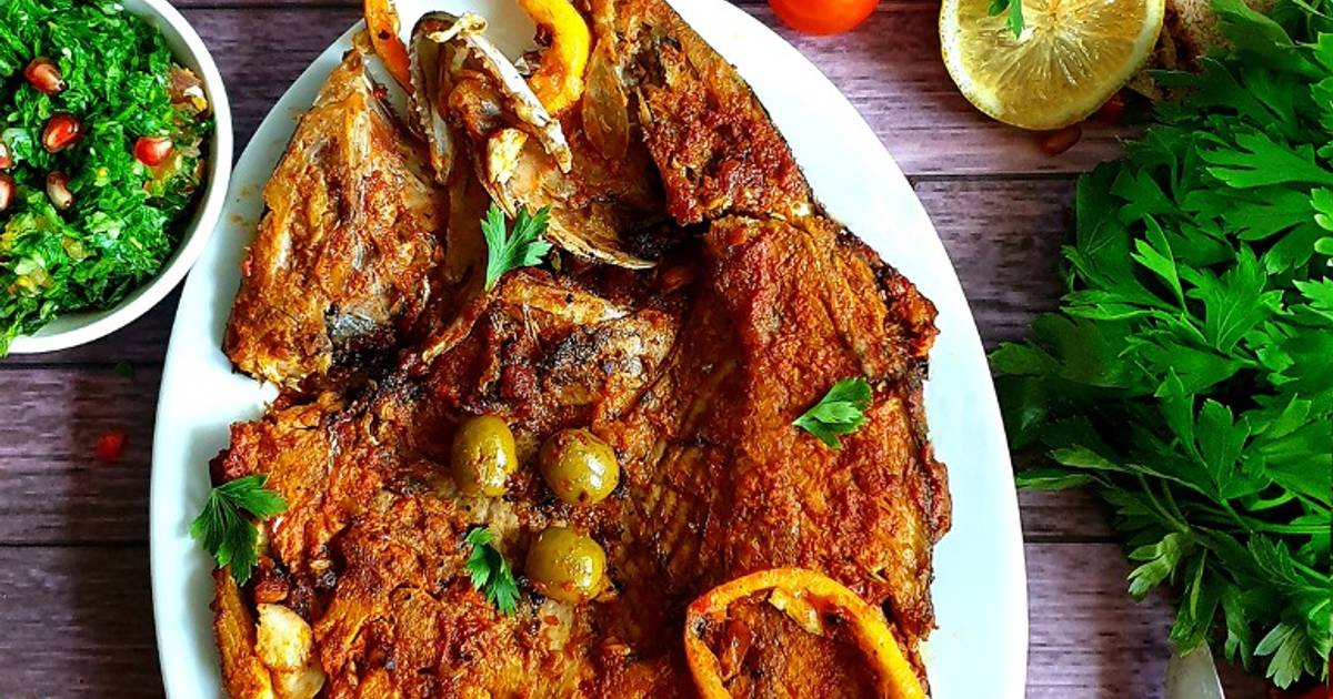 Samak Mashwi (Arabian spiced fish) Recipe by Inish Issac - Cookpad