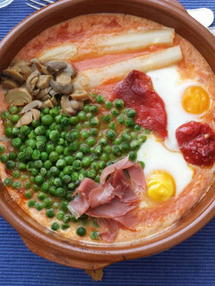 Una foto de Huevos al plato