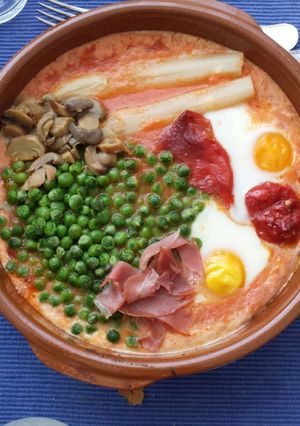 Una foto de Huevos al plato