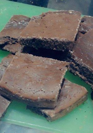 Una foto de Brownie de chocolate