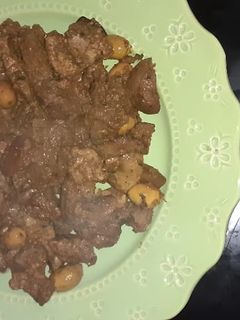 صورة لوصفة الكبدة مشرملة