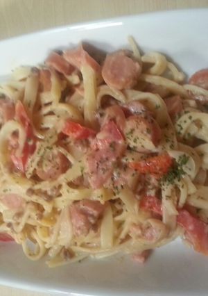 Foto resep Fettucine Carbonara
