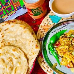 A picture of Khagina in Desi breakfast.