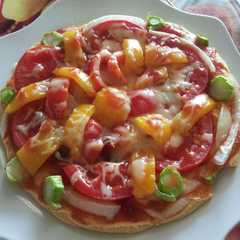 **Pizza Tepung Beras ** রেসিপির প্রধান ছবি