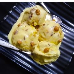 A picture of Butter Scotch Ice cream.