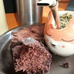 Una foto de Budín vegano sin tacc de cacao y café