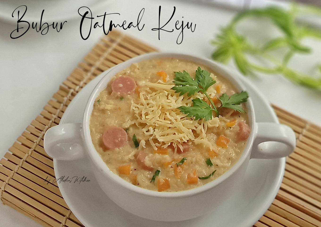 Bubur Oatmeal Keju