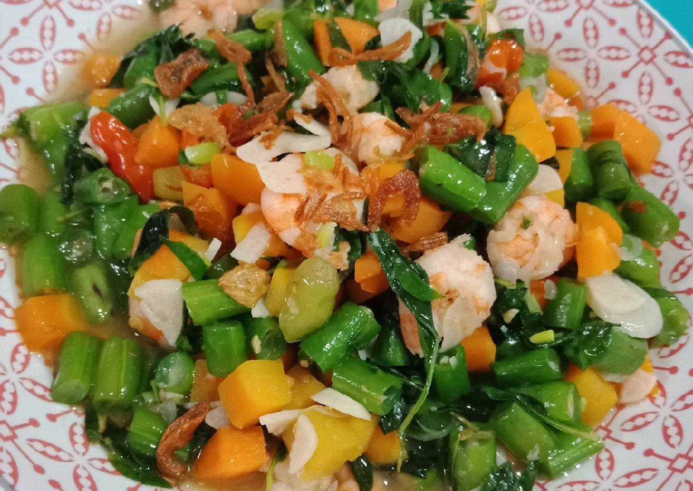 21. Tumis Buncis Udang Kemangi