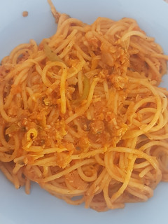 Una foto de Spaghetti con verduras
