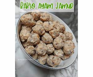 Resep Terbaik Bakso Ayam Jamur Yummy Mantul